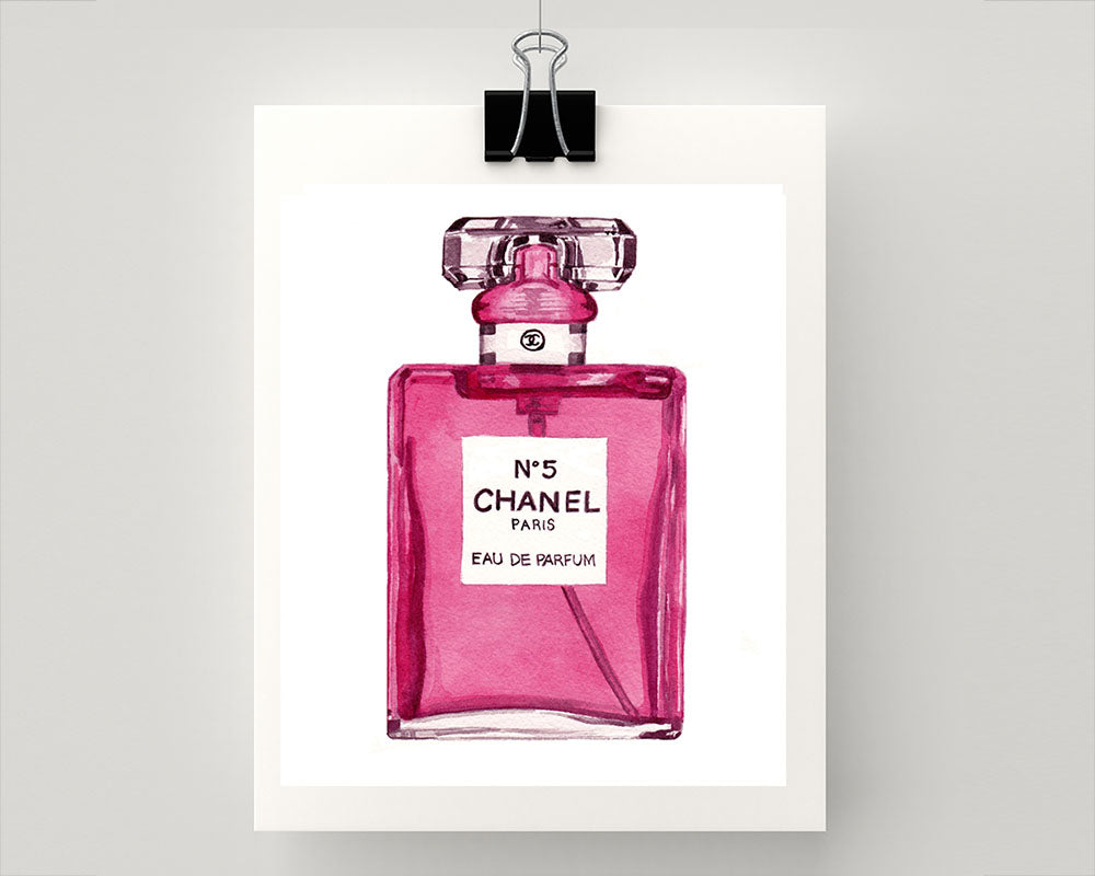 chanel 5 perfume pink