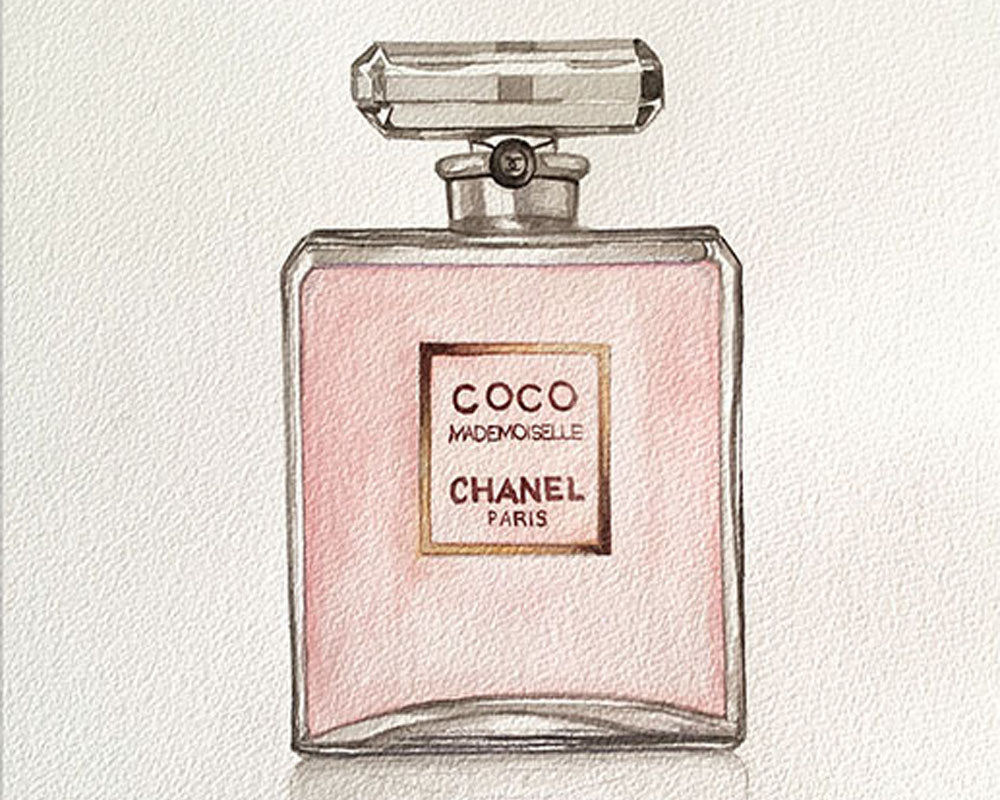 Chanel Perfume Bottle Art