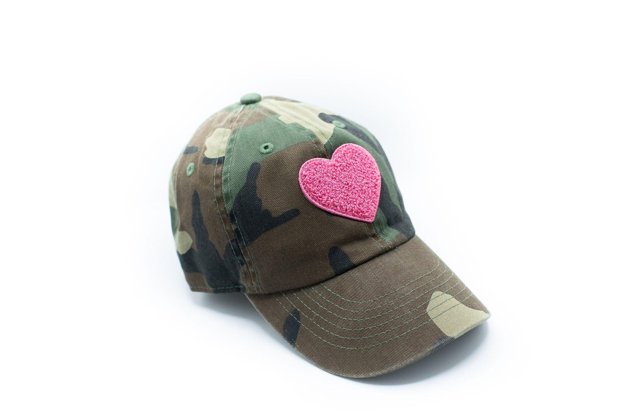 Camo Terry Heart Hat