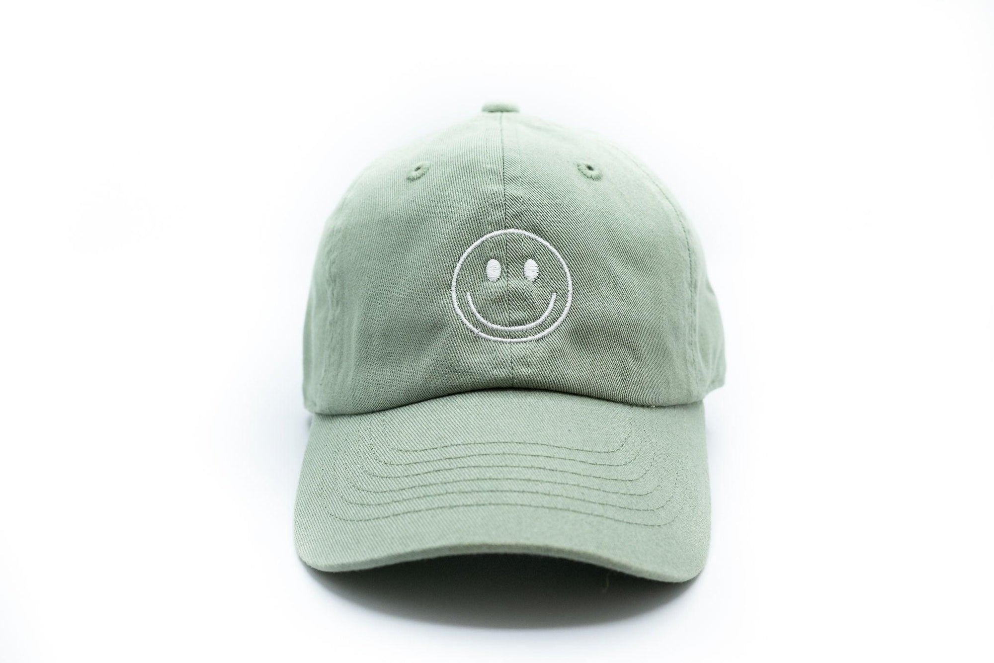 Smiley Face Green Cap