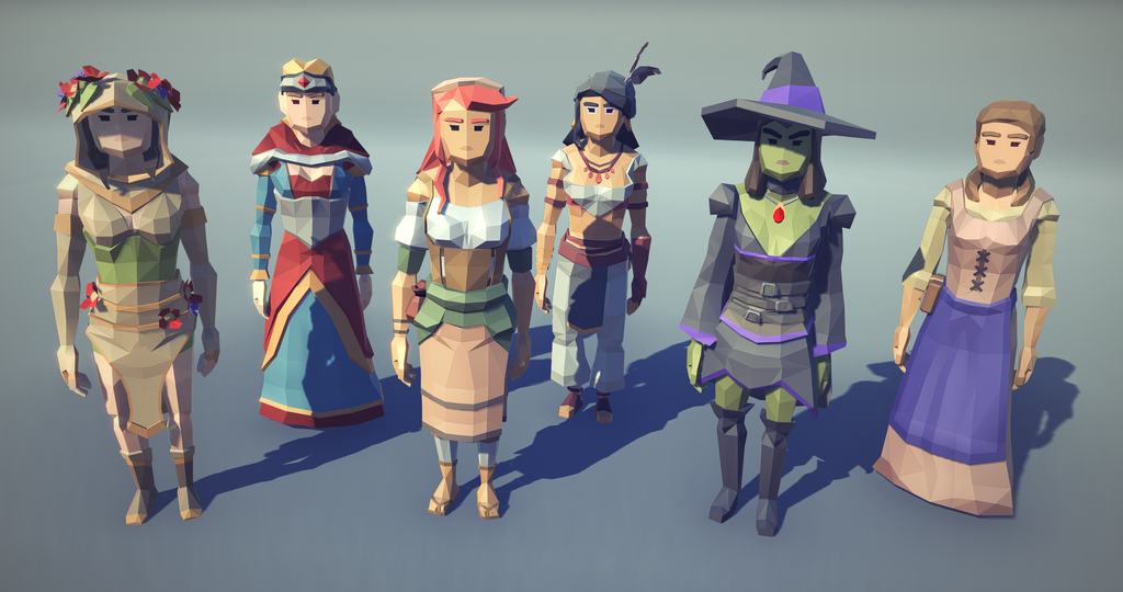 POLYGON - Fantasy Characters Pack – Synty Store