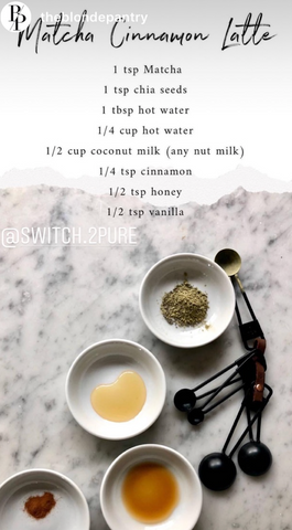 Matcha Cinnamon Latte Recipe