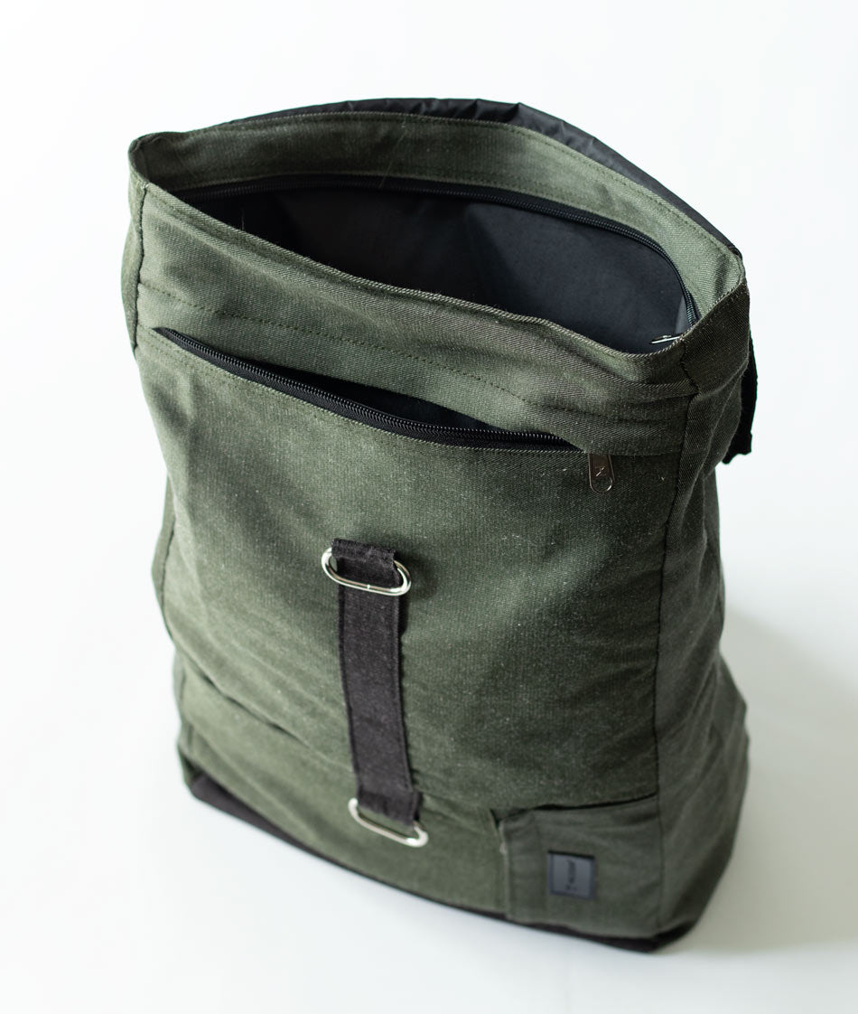 Laurel Green backpack for men and women