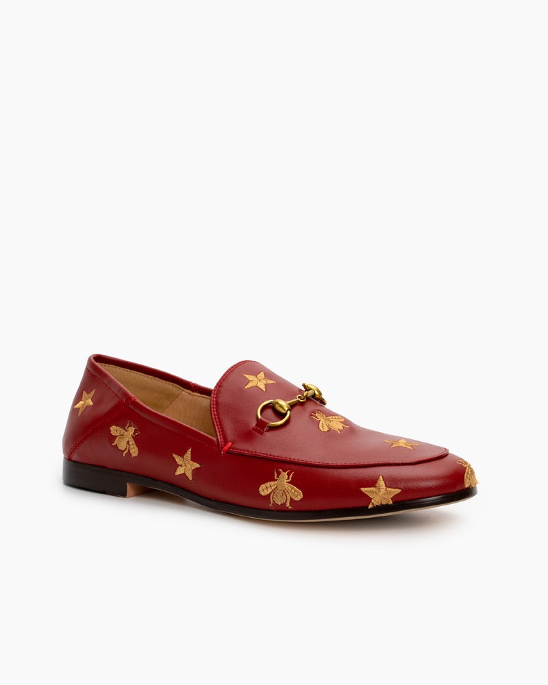 Bee Star Leather Loafers LarosaStyle