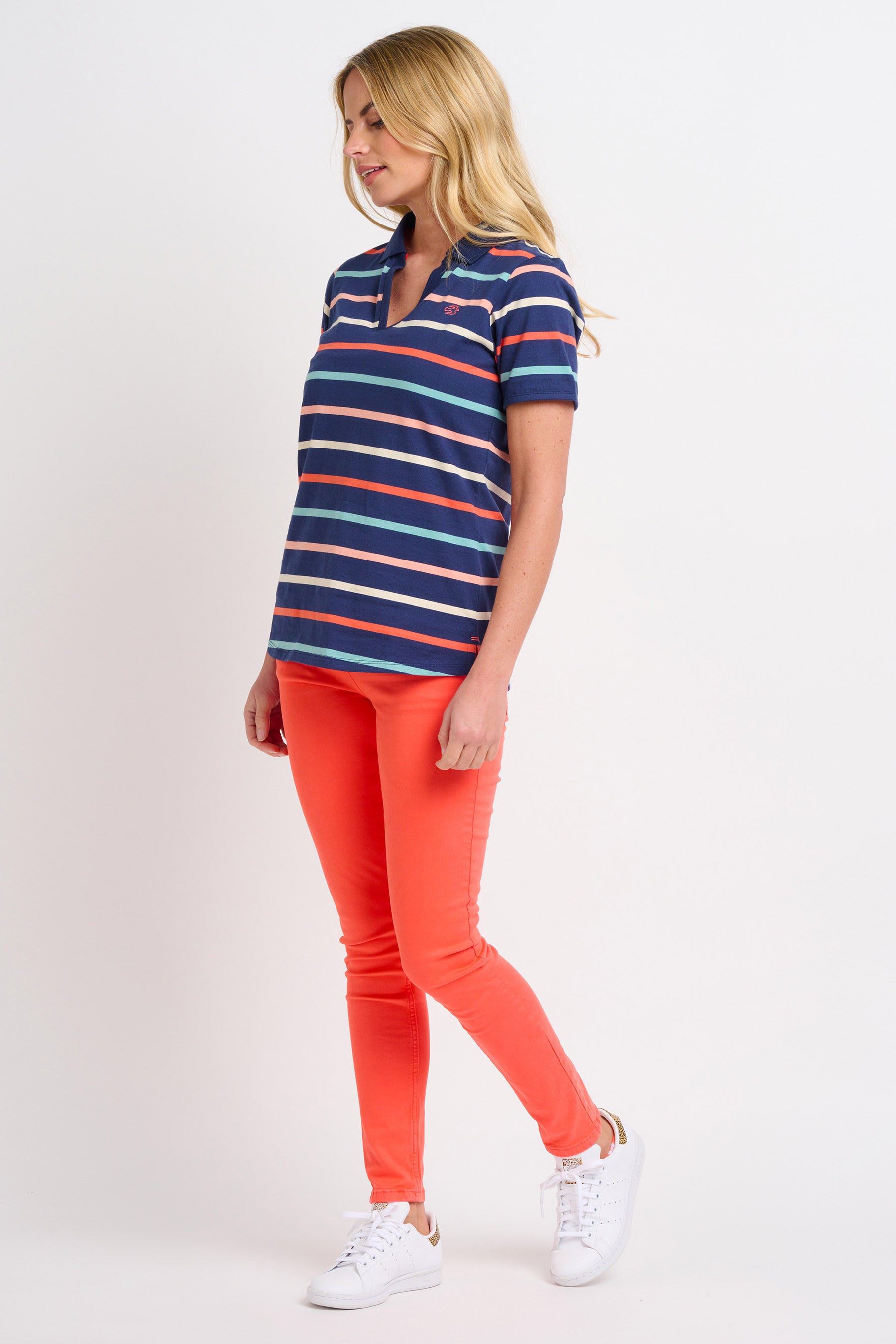 Stripe Polo Shirt