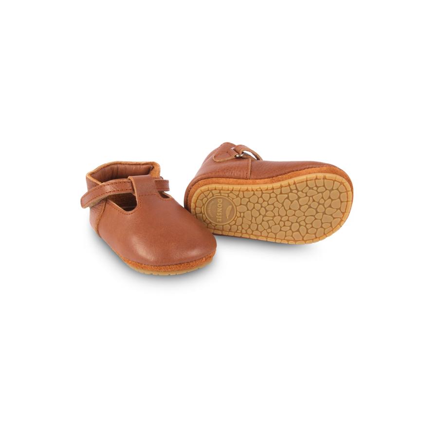 cognac baby shoes