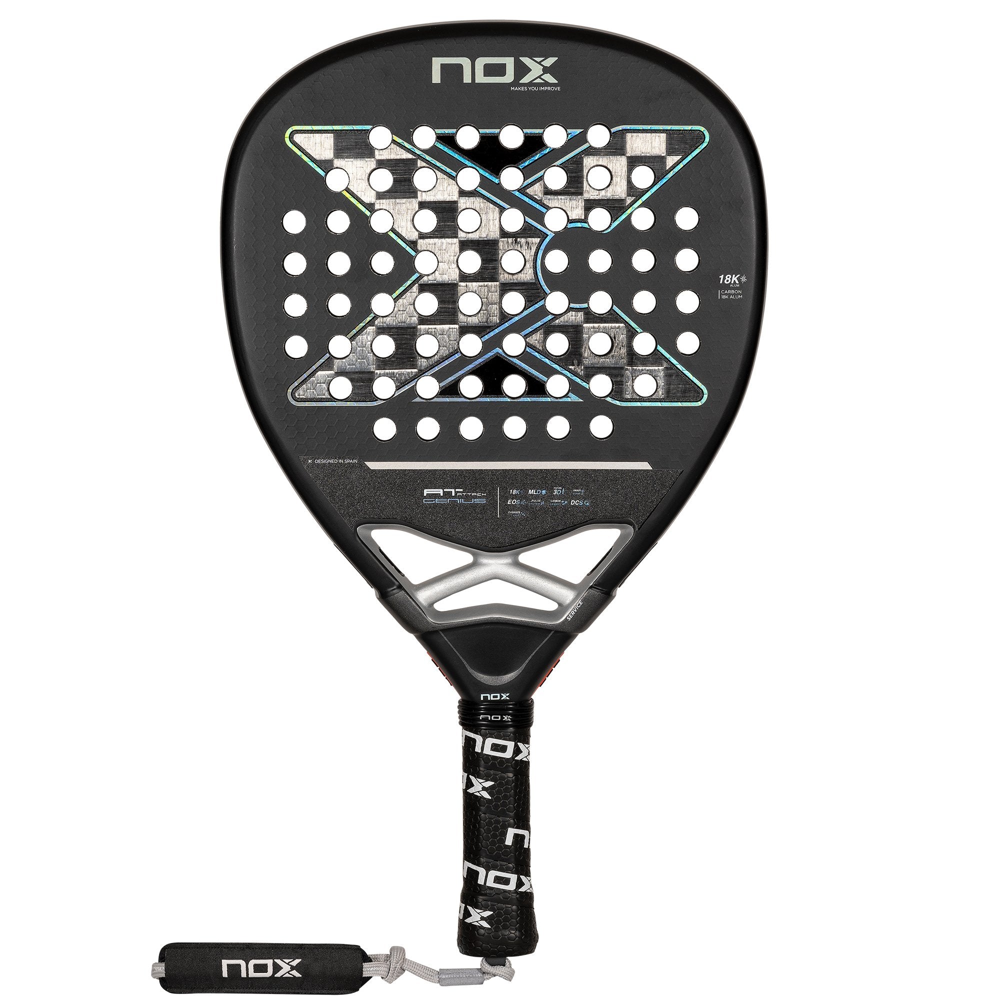 Pala de padel NOX AT10 GENIUS 18K AGUSTIN TAPIA 2023