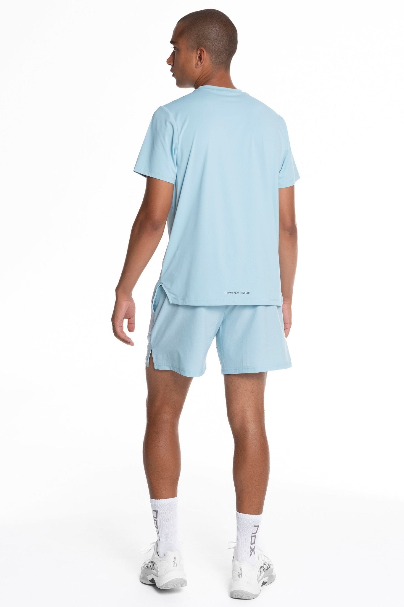 T-shirt Padel homme PRO - REGULAR gris foncé – NOX