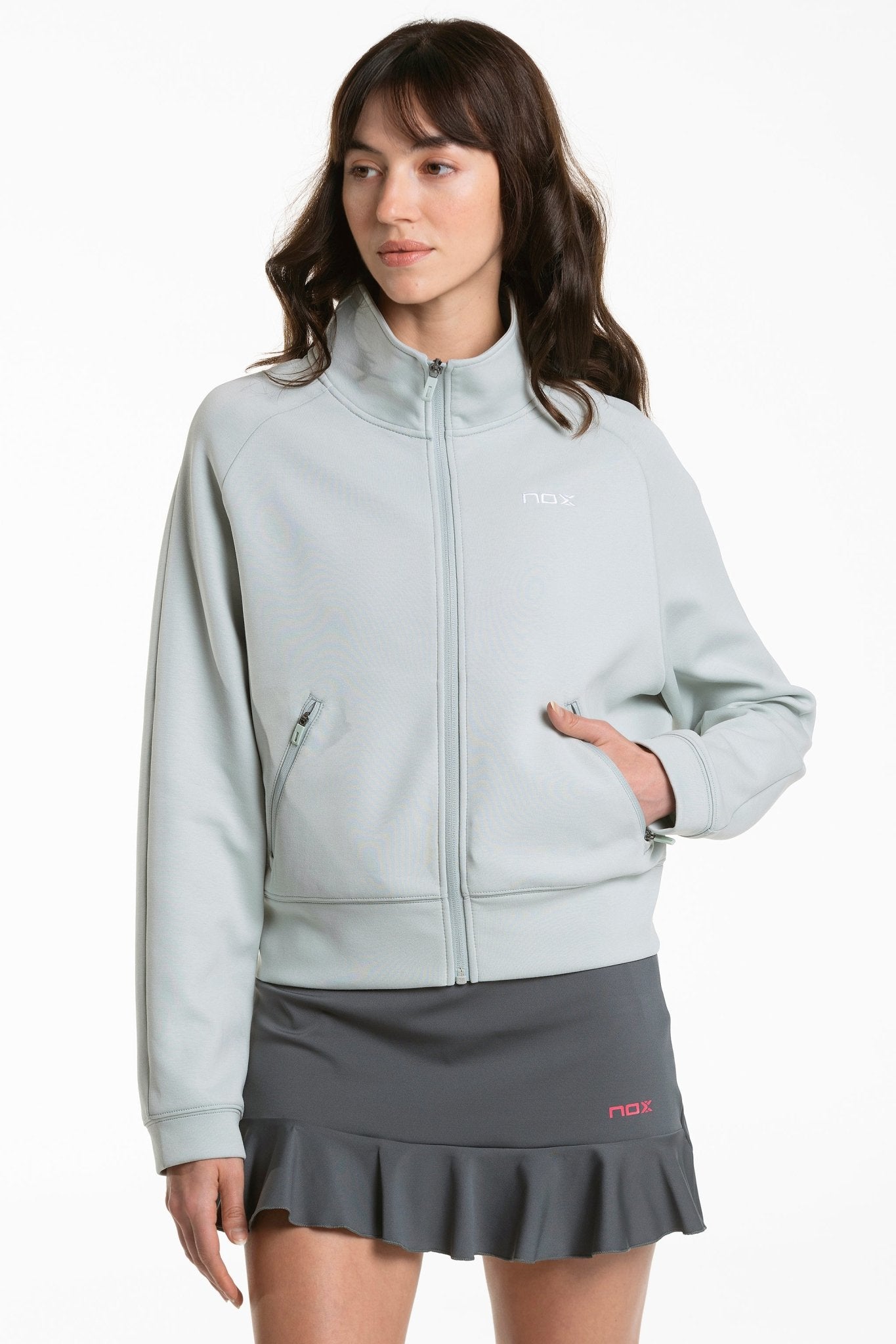 Chaqueta Deportiva Mujer PRO azul cielo