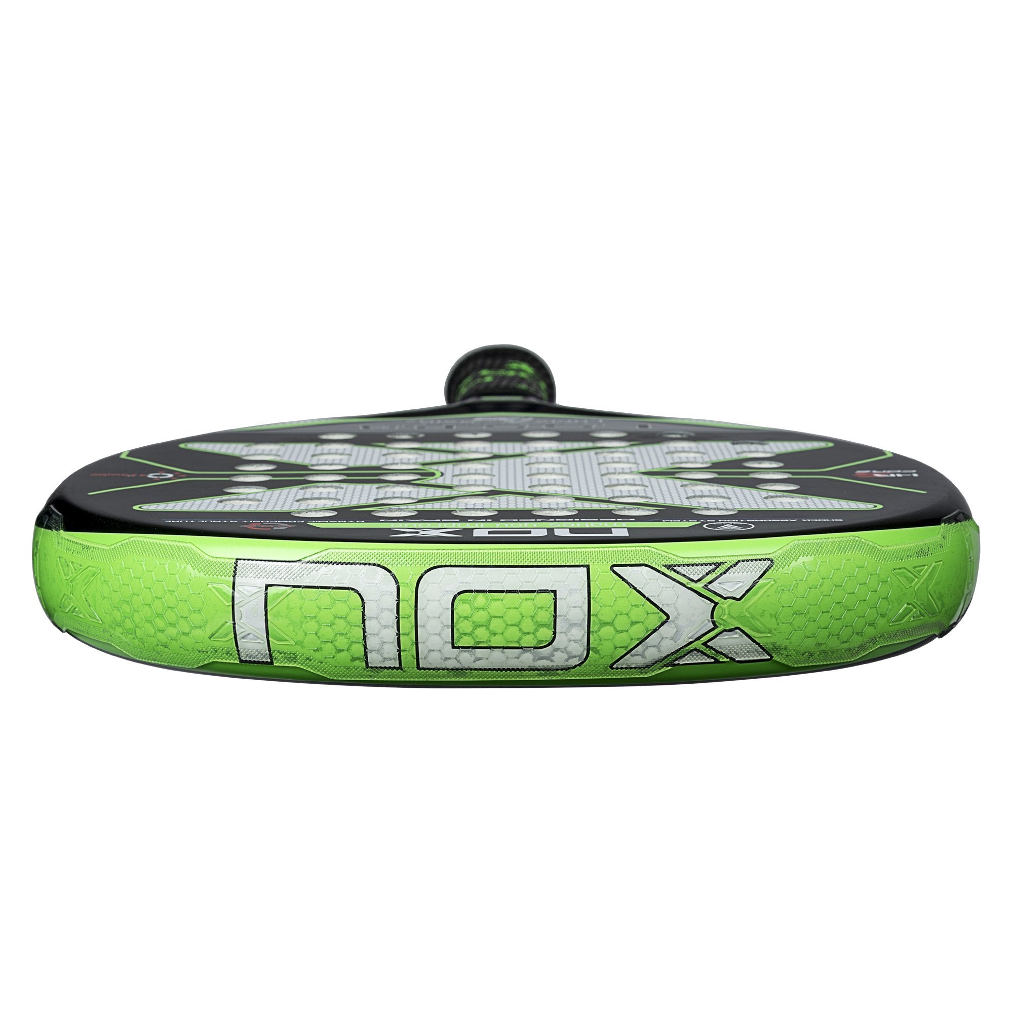 Trying the nox custom grip today. Feels really good in the hand and not  very obstructive. : r/padel