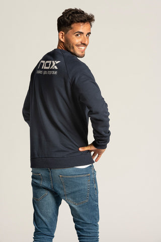 SWEATSHIRT TOUR NOX NAVY BLUE WHITE LETTERS