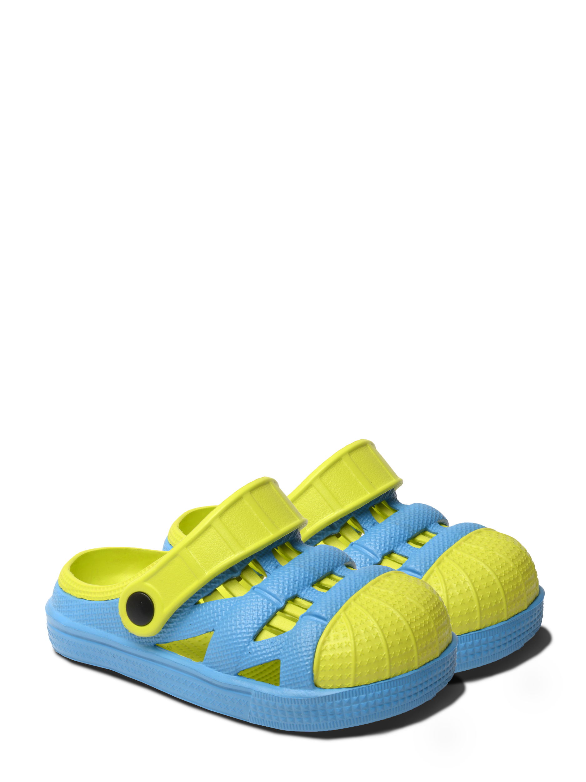 Kids Lightweight Sandals - Blue/Lime [size 29 only]