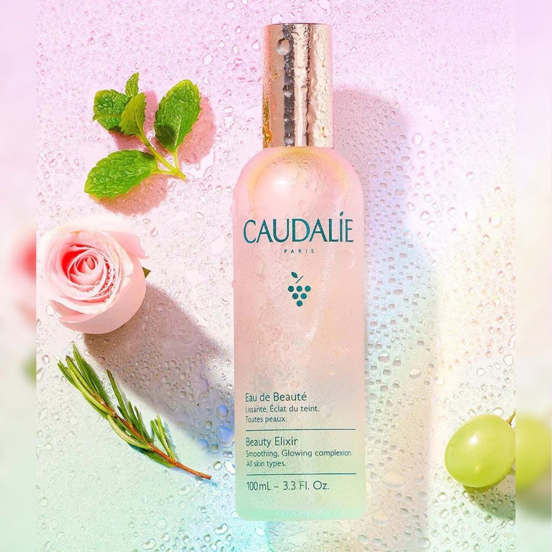 Caudalie Beauty Elixir, facial mist, natural, radiance, smooth, tighten the pores