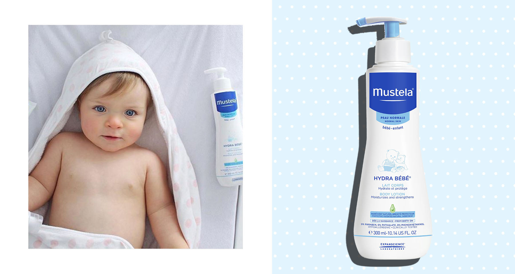 Mustela hydra bebe body lotion