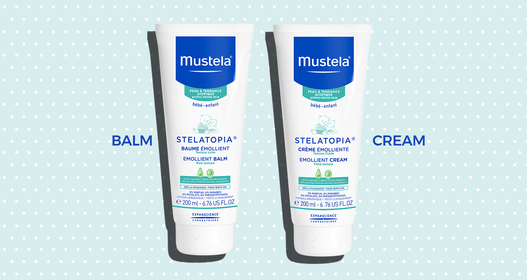 Mustela Stelatopia Balm and Cream