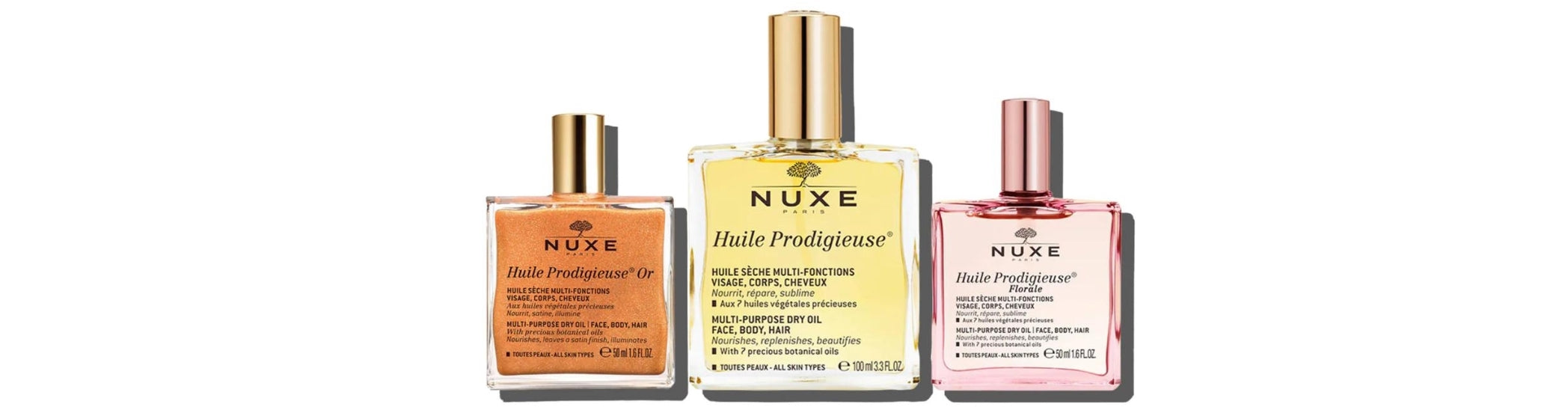 Nuxe, Gold Shimmer, Dry, Oil,