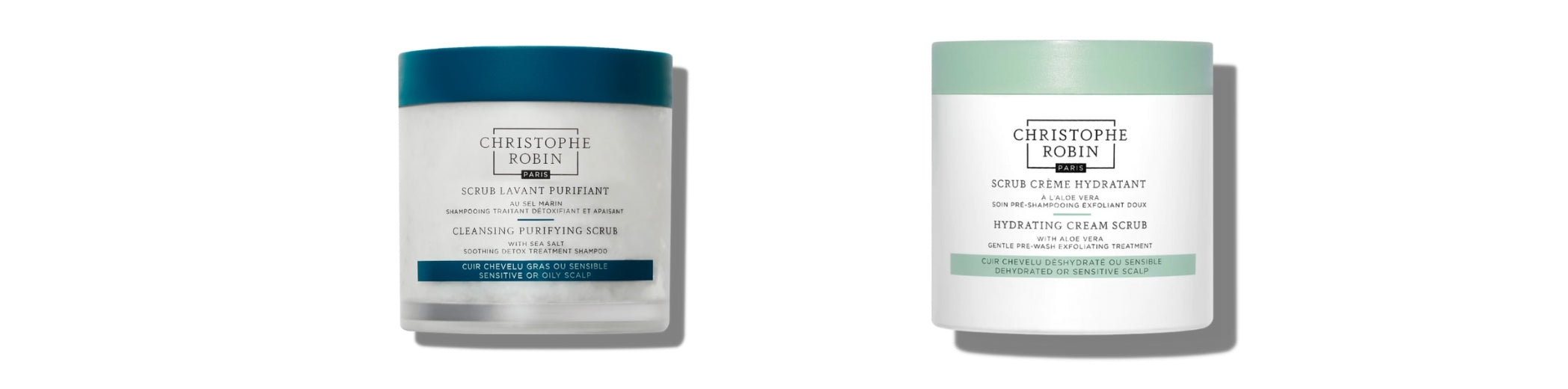 Christophe Robin, Scrub, Sea salt, hydrating, cream