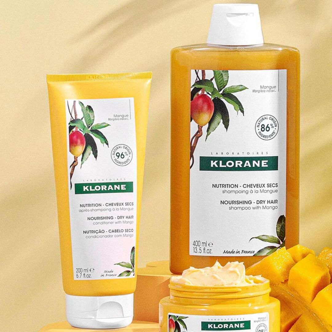 Klorane, hair, shampoo, eco-friendly, hair care, mango, organic,