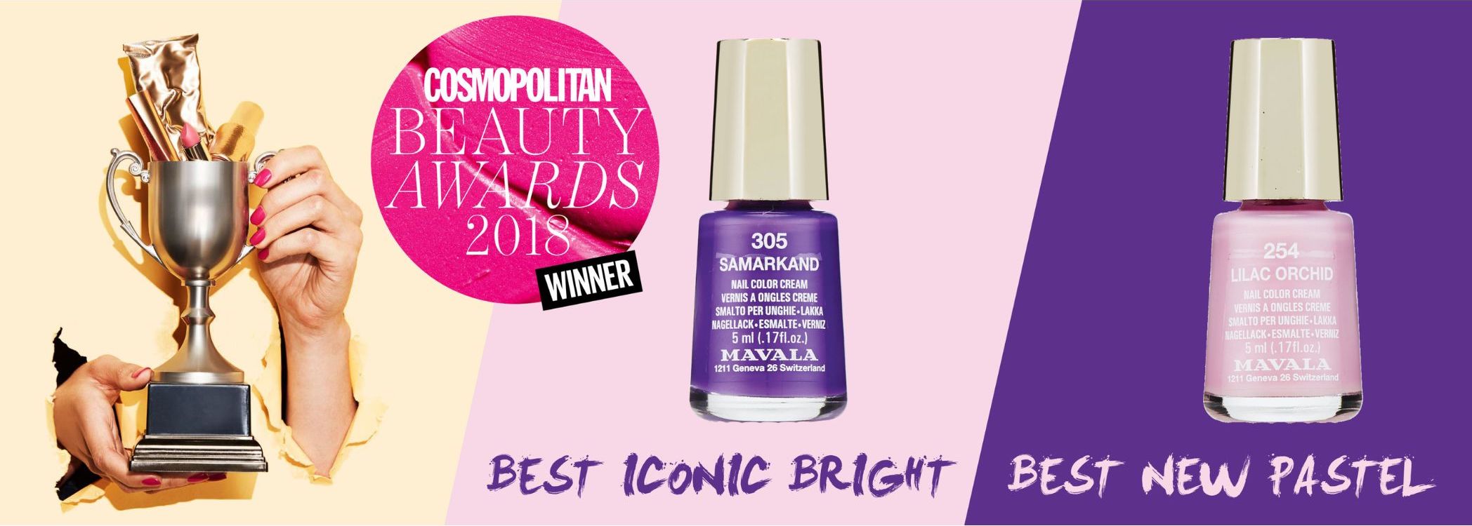 Mavala, nail, hand, nail polish, beauty award, 2018, cosmopolitan, 