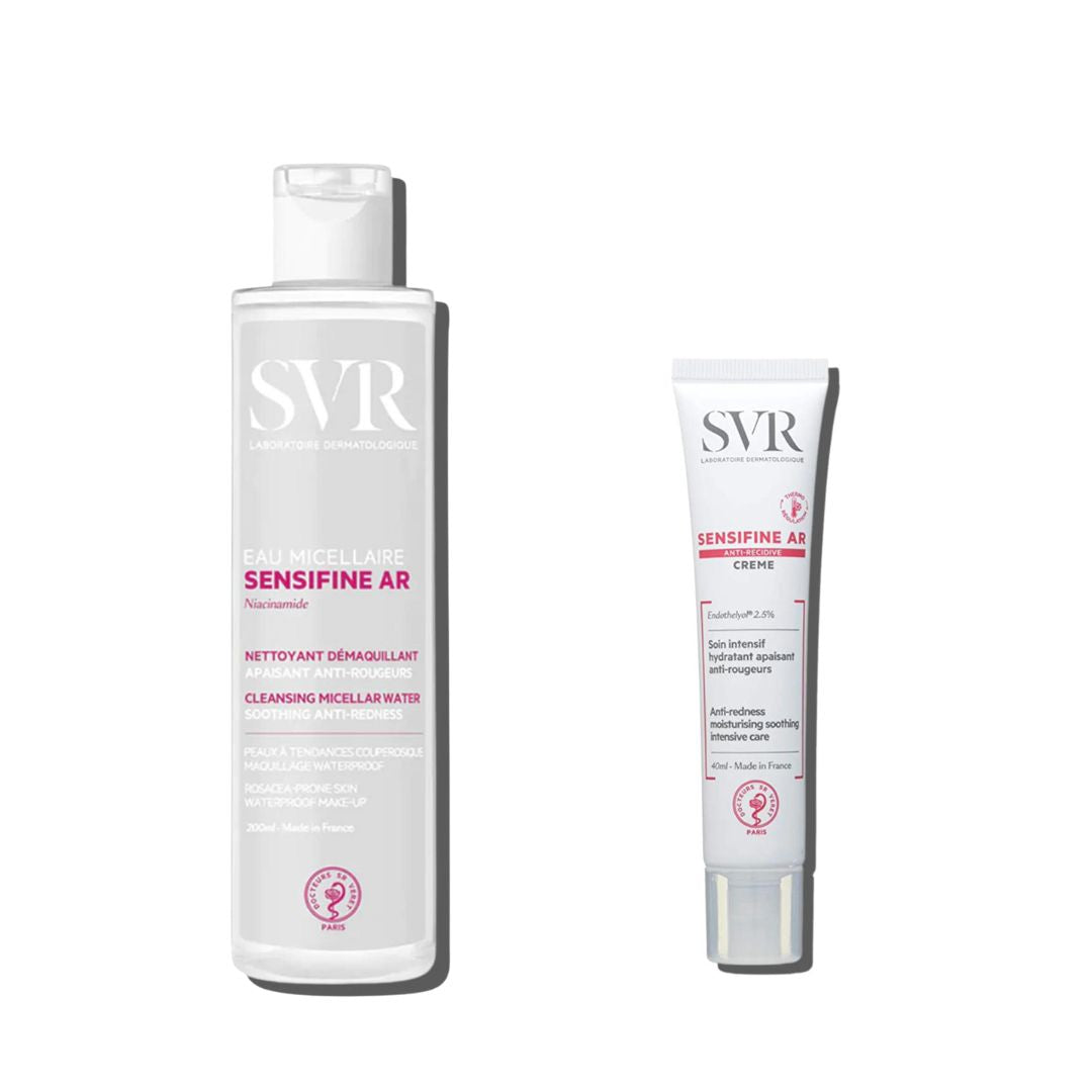 dry skin, SVR, Sensifine, anti-redness, cream, cleaning, micellar water, redness, 