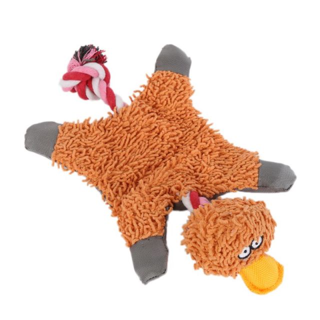 This is Pet Dog Plush Toy Squeaker Chew Toy