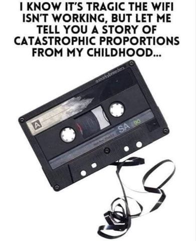 Tape Unfurled Meme 80s 