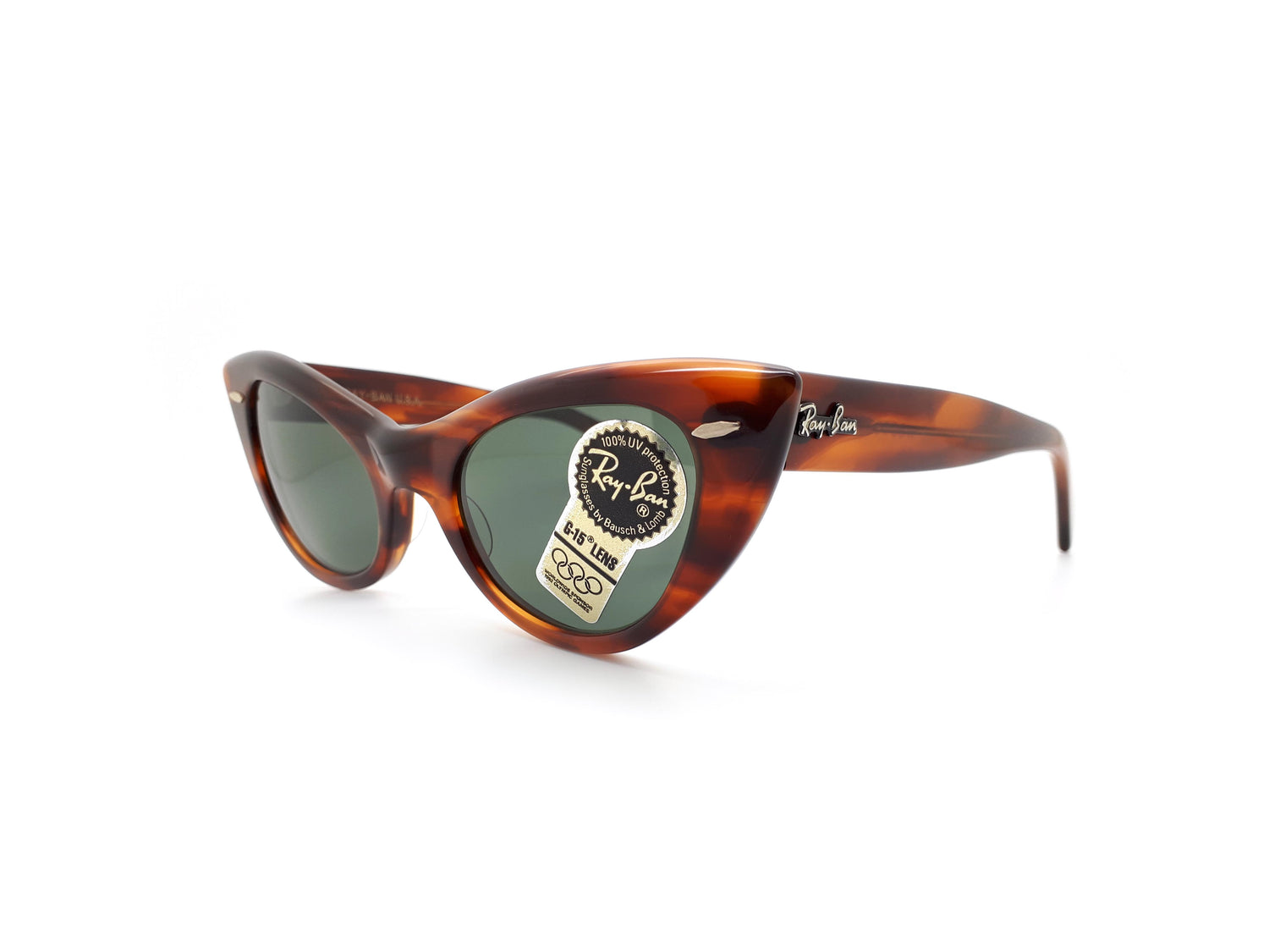 RayBan Bausch and Lomb Lisbon W0960 Vintage Cat Eye 90s Sunglasses – Ed &  Sarna Vintage Eyewear