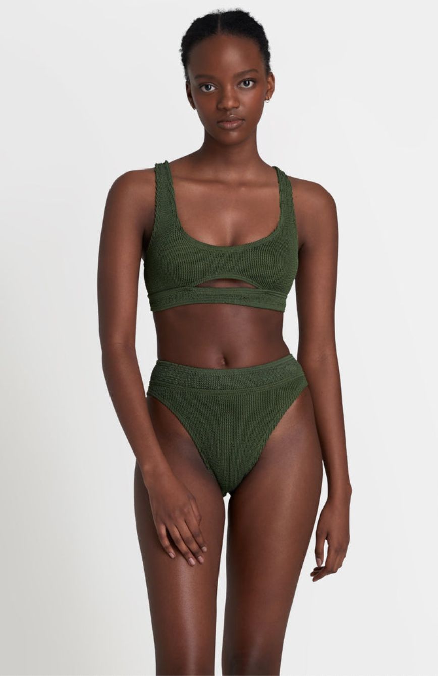 Khaki The Sasha Top