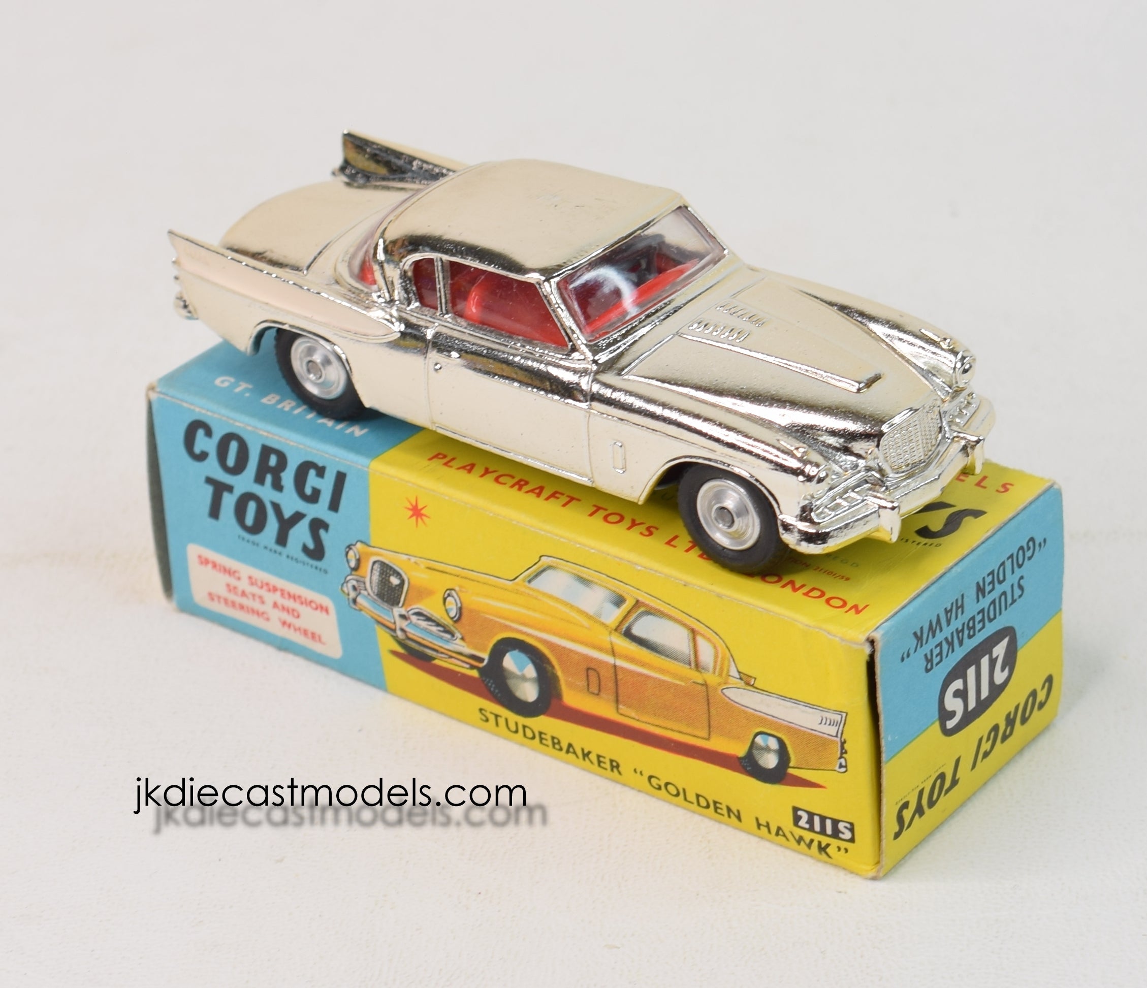 corgi toys studebaker golden hawk