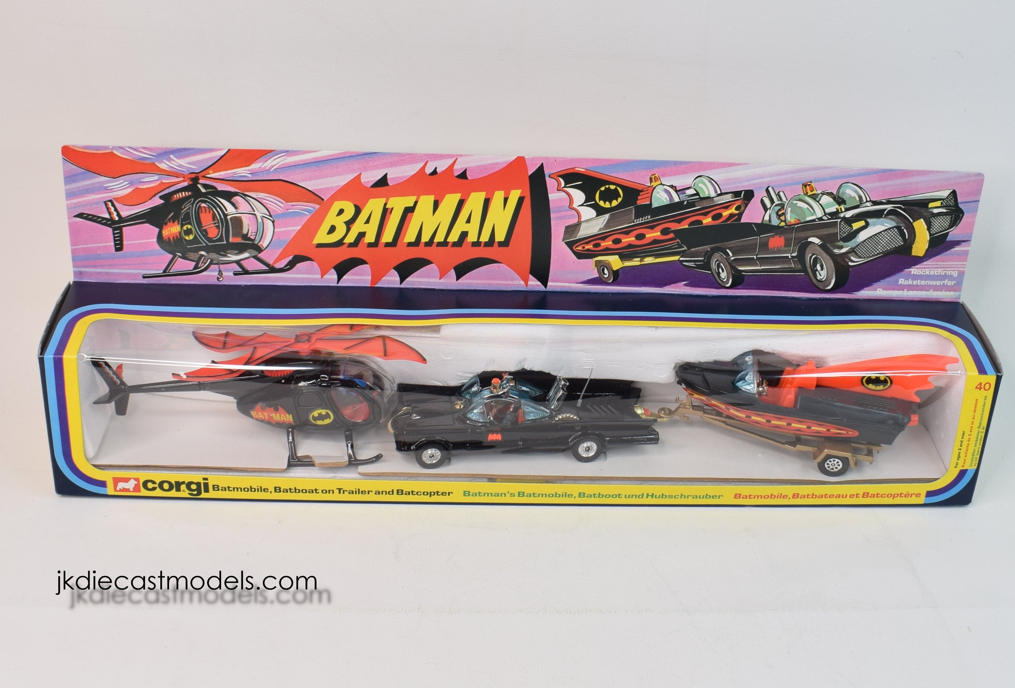 Corgi Toys Gift Set 40 Batman 'Unsold shop stock' 'Wonderland' Collect – JK  DIE-CAST MODELS