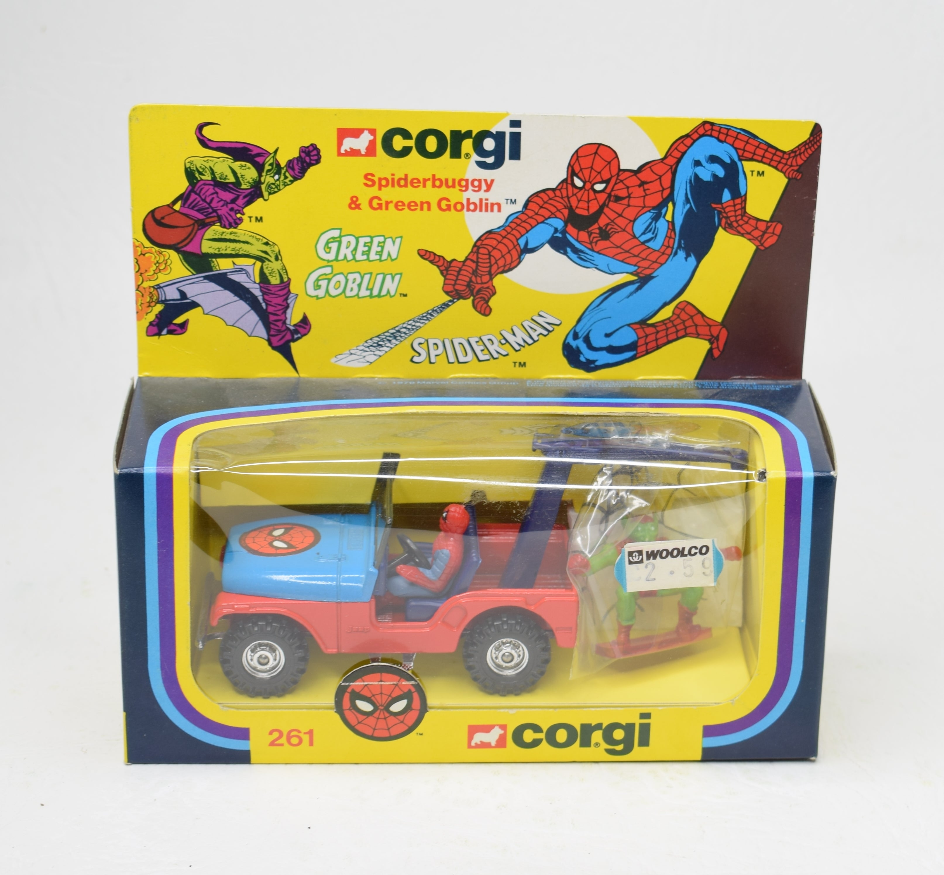 Corgi 261 Spider-Man Spiderbuggy & Green Goblin (Old shop stock) – JK  DIE-CAST MODELS