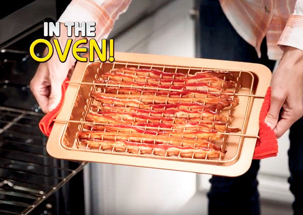 how to use copper bacon pan