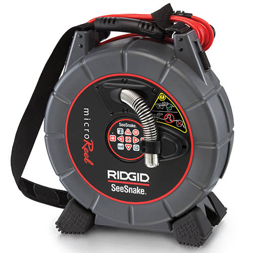 RIDGID Seesnake 200' Mini 30mm SL TruSense Color Reel — Bigman Geophysical