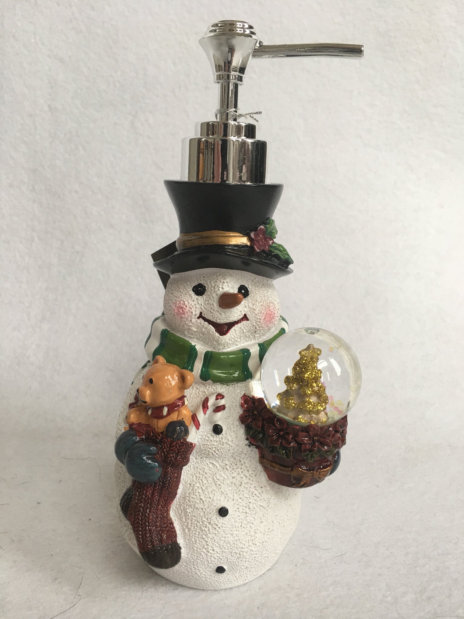 snowman soap dispenser