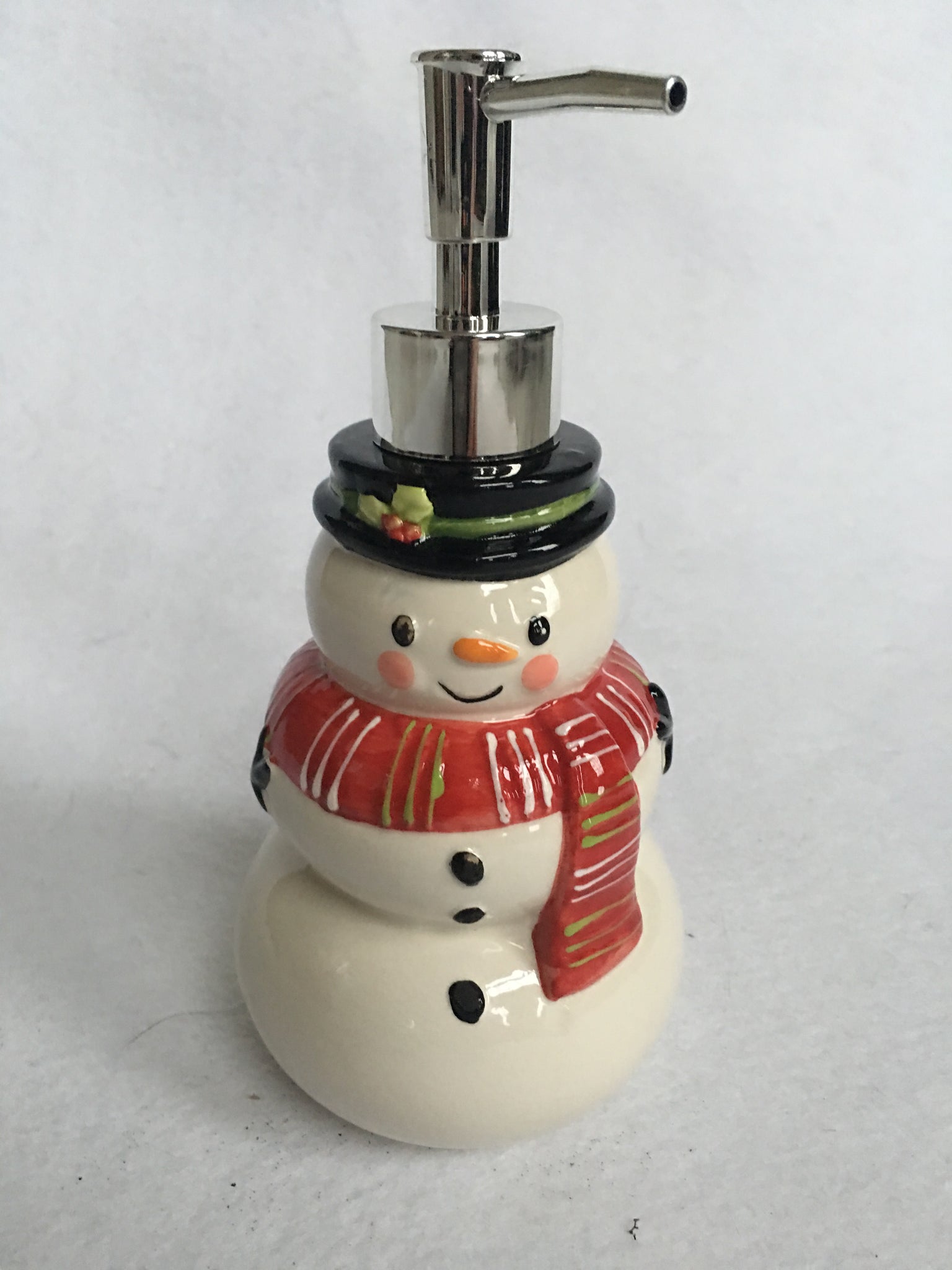 snowman soap dispenser