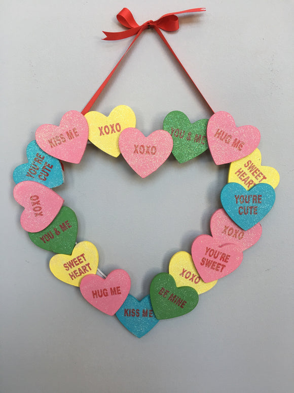 Valentine Candy Hearts Sign – CrazeAbout