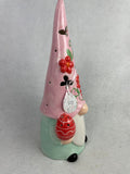 Easter X-Large Ceramic Light Up Gnome Carrying Easter Egg