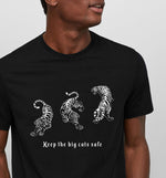 Keep The Big Cats Safe | Vegan Mens Tee