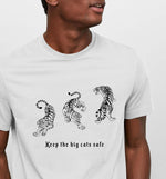 Keep The Big Cats Safe | Vegan Mens Tee