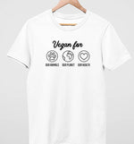 Vegan For | Vegan Mens Tee