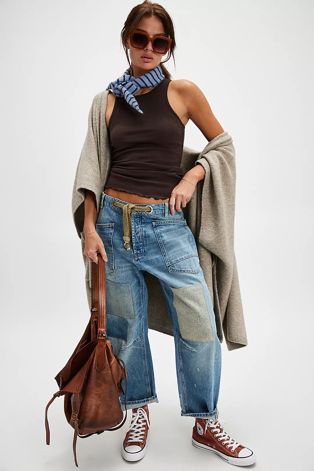 Free People Fresh in Love Tank- Double Espresso