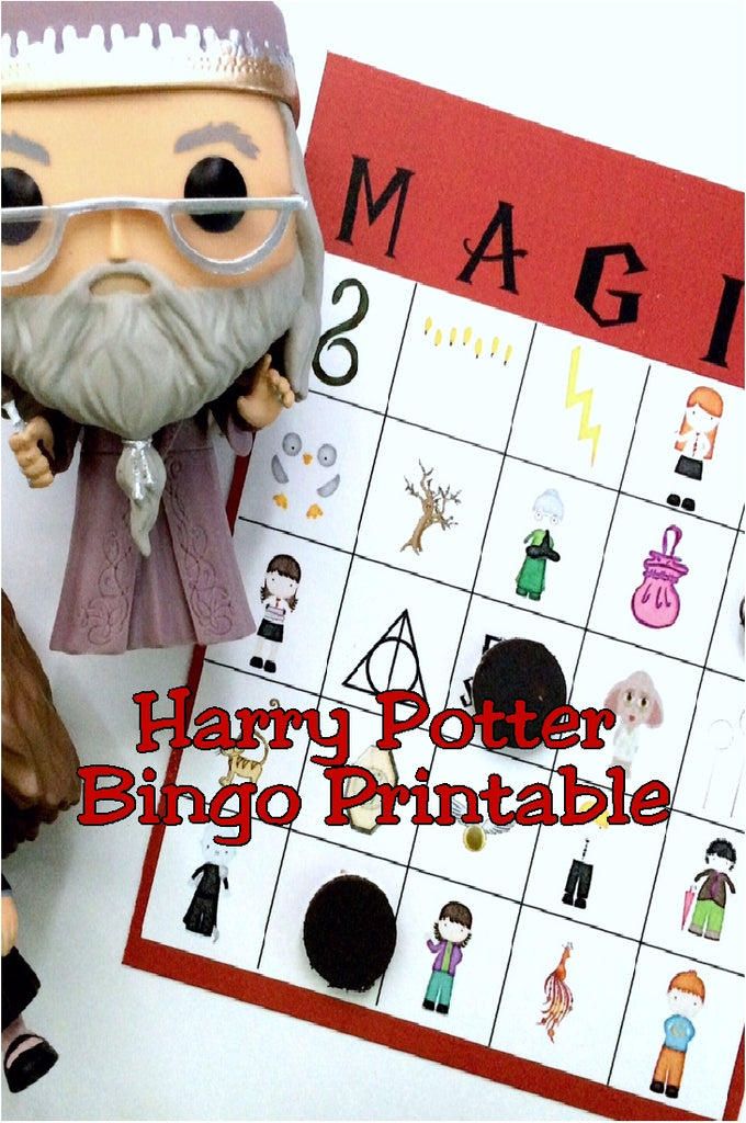 harry potter printable bingo game diy party mom