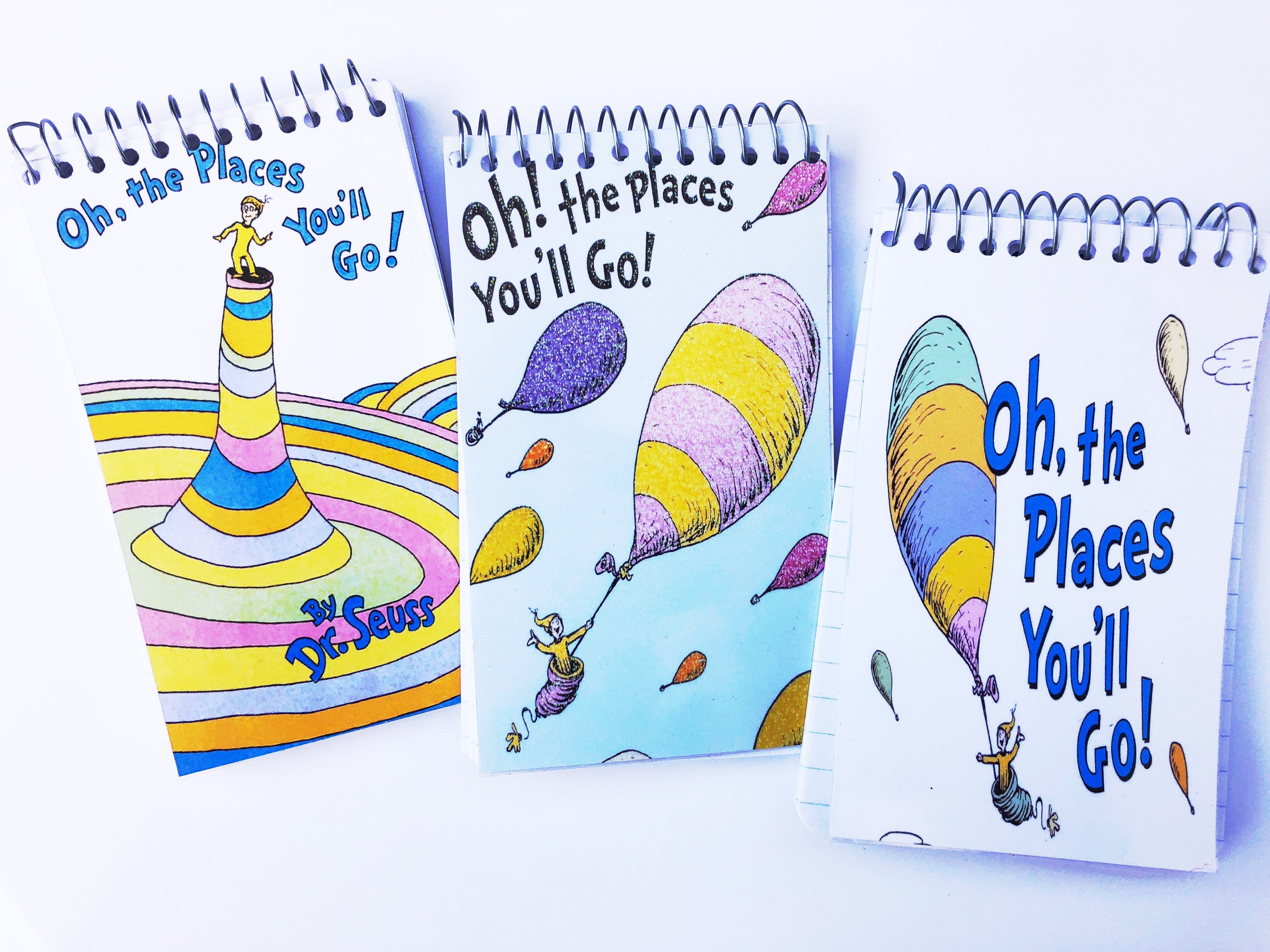 The Places You’ll Go Mini Notebooks – DIY Party Mom