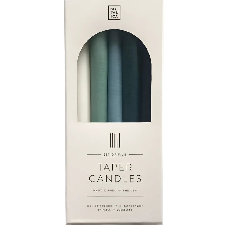 Elemental Zodiac Taper Candles | Water | set of 5