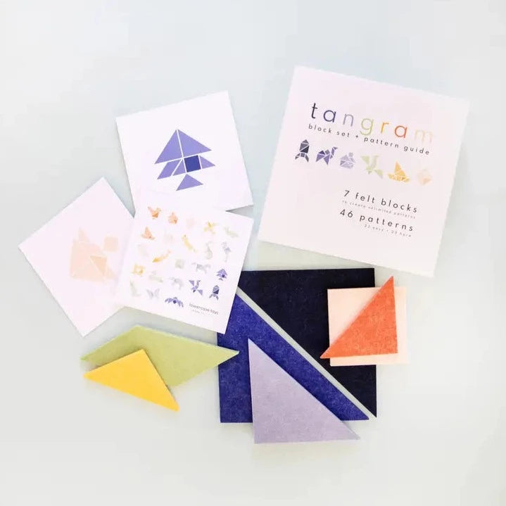 Interlocking Felt Blocks, Tangram Set
