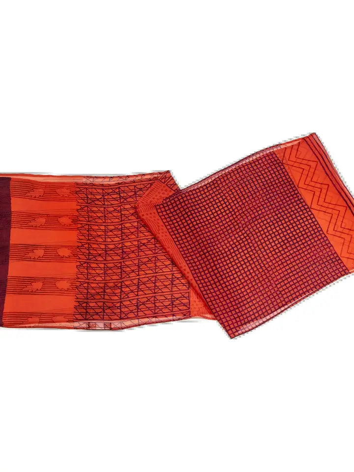 Zinnia Chiffon Sheer Scarf