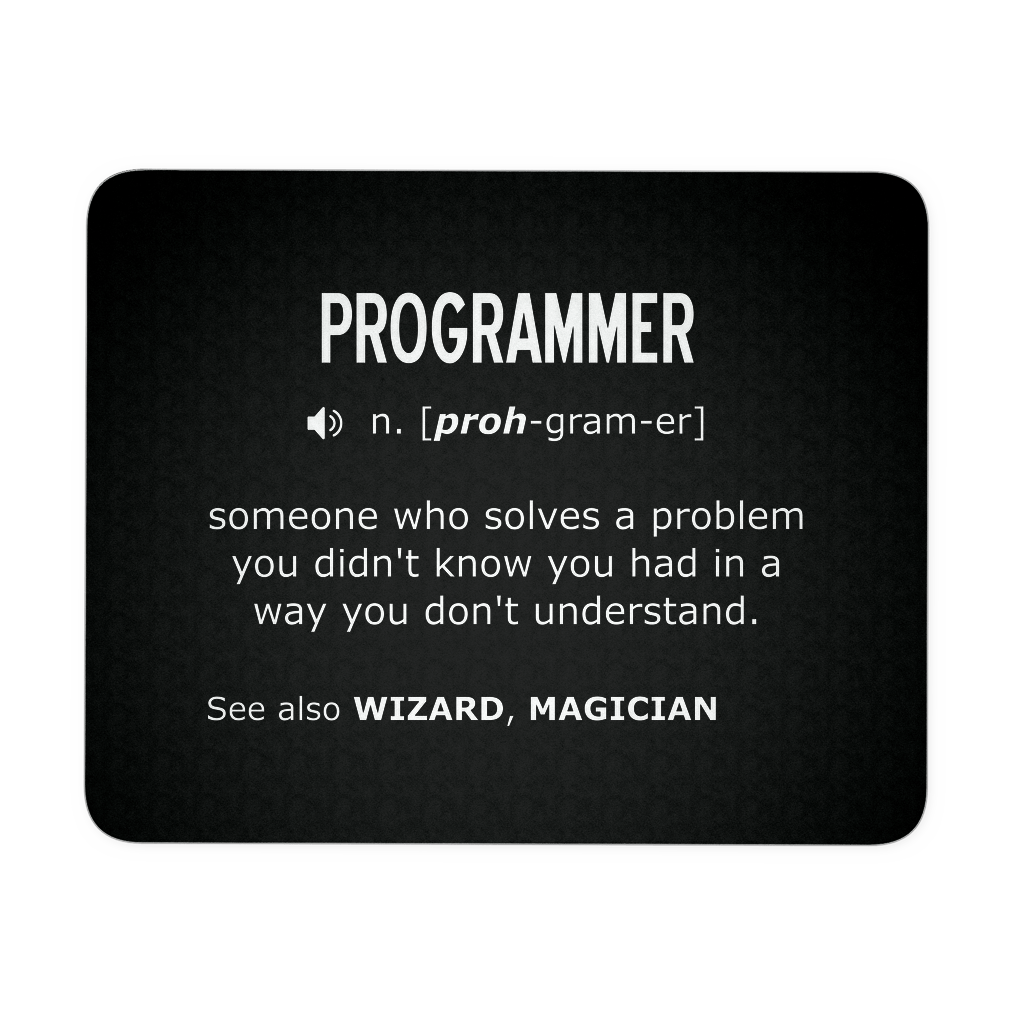  Definition  of Programmer  Mousepad CodeTee