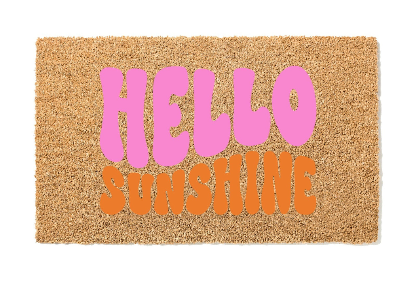 Hello Sunshine Door Mat – Tumbleweed & Dandelion LLC