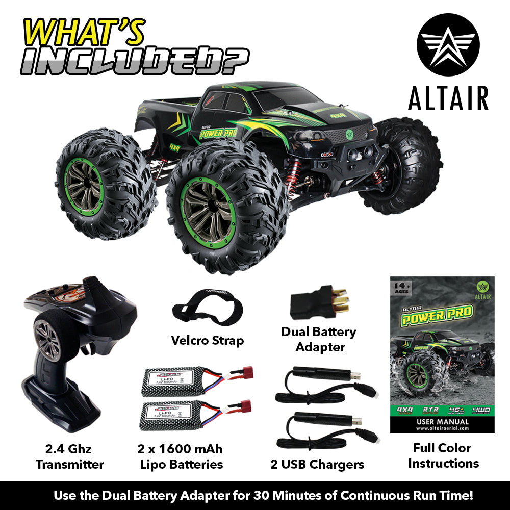 Altair Power Pro RC Truck Extended 30 Minutes Continuous Run Time