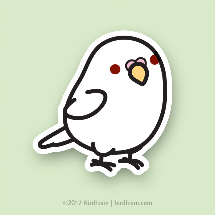 Chubby Cockatiel Stickers